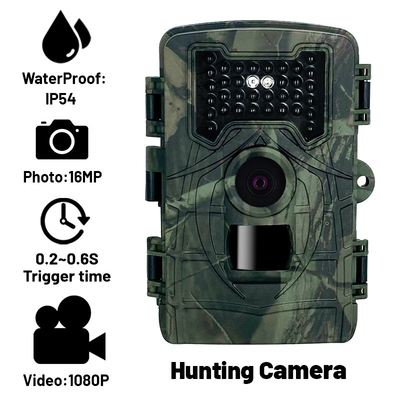 камера 16Mp игры инфракрасн IP54 1080P Hd 15m охотясь камера контроля живой природы