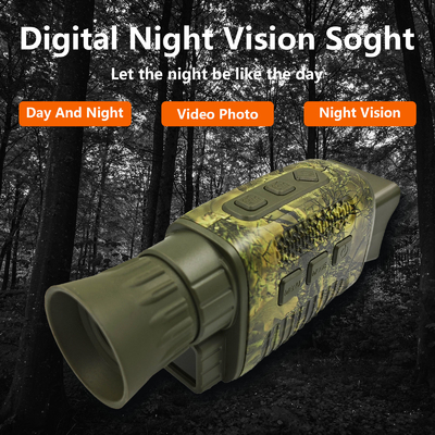 Подгонянное разрешение 4K/2K/1088P ночного видения NV1000C 5X Monocular видео-