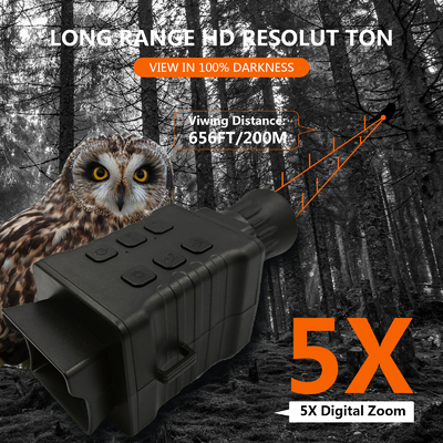 Камера ультракрасного ночного видения Monocular HD NV3000B 4K цифров Ultralight с 36MP