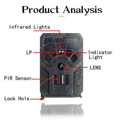 PR300 WiFi охотясь камера IP56 контролируя 24MP 1296P