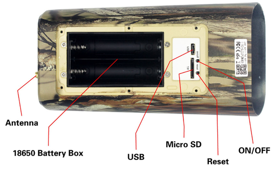 PR500W Wifi охотясь СИД 850nm 1080P камеры IP65 беспроводное солнечное