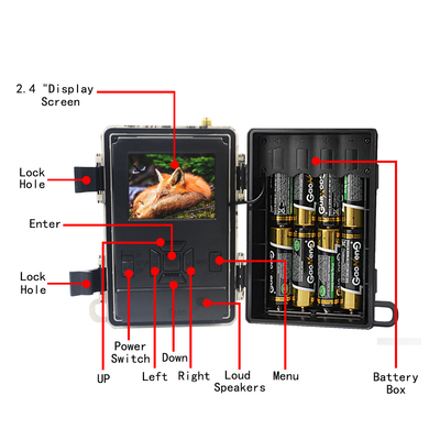 Мобильная SIM-карта 4G Lte CMOS 24MP камеры следа 4.8CG
