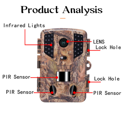 ночное видение высокое Difinition камеры PIR 1080P IP66 водоустойчивое охотясь