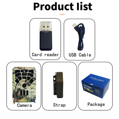 Камера IP54 16MP 1080P звероловства PR300 PRO HD
