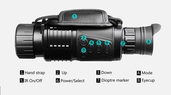 NV2180 Monocular лагерь 13MP ночного видения HD на открытом воздухе все время Monocular