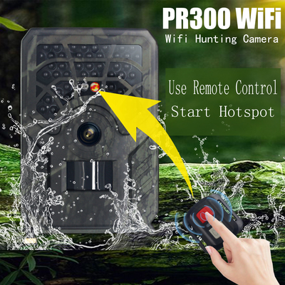 PR300C WiFi охотясь инфракрасн IP56 водоустойчивое 24MP камеры 15m